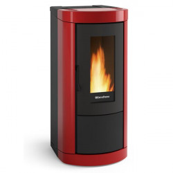 Poêle à granulés Mietta EVO étanche - 8 kW - Bordeaux de marque Nordica extraflame, référence: B7709200