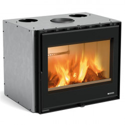 Insert acier - L 71 cm - 7,5 kW - Rdt:80,7% - Foyer en Nordiker - B. 30 cm - Nordica extraflame