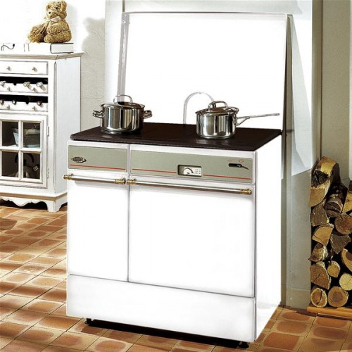 Cuisinière à bois Arpège - Largeur 75 cm - 400 m3 - 10 KW - Rdt:74,9% - Godin