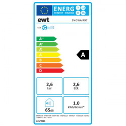 Climatiseur mobile non réversible Snow'Air 9000 - 3en1 - EWT