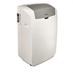 Climatiseur mobile réversible Pompe à chaleur -  9k BTU ou 2,5KW - Blanc de marque Whirlpool, référence: B7712500