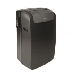 Climatiseur mobile réversible Pompe à chaleur - 12k BTU ou 3,5KW - Noir - Whirlpool