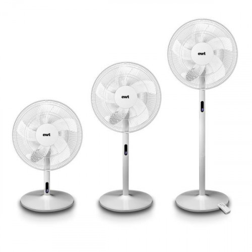 Ventilateur sur pied MISTRAL 3 en 1 - 40cm de diamètre - Oscillation 85° - Ecran - EWT