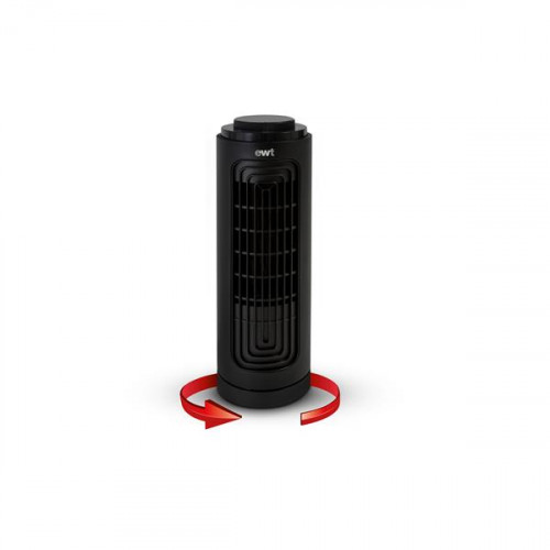 Ventilateur de table compact AIRFAN Noir - Finitions premiums - EWT