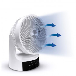 Ventilateur de table AERO 360° - oscillation automatique - inclinaison 90° manuel - EWT