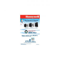 Boîte de 2 filtres HEPA pour purificateur d'air HPA100WE4 de marque Honeywell, référence: B7716000