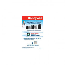 Boîte de 2 filtres HEPA pour purificateur d'air HPA100WE4 - Honeywell