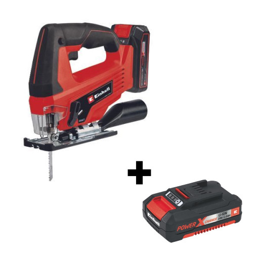 Einhell Scie sauteuse + Batterie OFFERTE TCJS 18 Li (1x2,5 Ah)