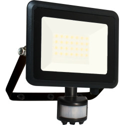 Projecteur mural KREON 2 - IP44, 20W, 4000K, 2000lm, Noir - Détecteur IR - Arlux Lighting