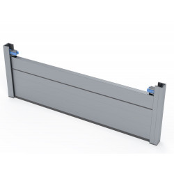 Barrière anti-inondation 100 x 35 cm - 100 % aluminium, ajustable en longueur de marque Castor, référence: B7725800