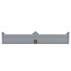 Barrière anti-inondation 250 x 35 cm - 100 % aluminium, ajustable en longueur de marque Castor, référence: B7726700