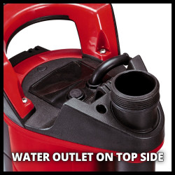 Pompe d'évacuation pour eaux chargées Aquasensor GE-DP 6935 A ECO RECONDITIONNE - EINHELL