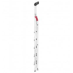 Escabeau Hailo L60 sécurisé pliable - 6 marches - 3.03m - en alu ultra léger - HAILO