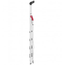 Escabeau Hailo L60 sécurisé pliable - 5 marches - 2.81m - en alu ultra léger - HAILO