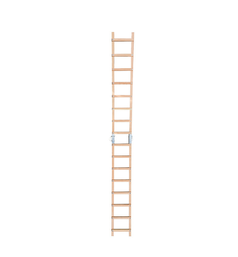 Echelle plate de toit en bois pour couvreur Safety Roof - 2x2m