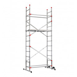 Echafaudage Fast & Lock 5 - 4 plans x 6 échelons-4,4 m - HAILO