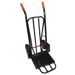 Diable de chantier professionnel - Charges lourdes - Roues increvable PU ø 260mm - HAILO