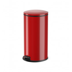 Poubelle à pédale HAILO Pure XL 44l - Rouge - H. 70 cm - Soft-Close de marque HAILO, référence: B7737600