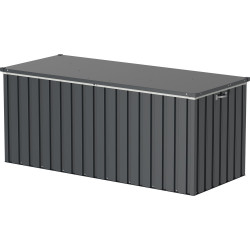 Coffre de rangement métal 1,27m² - 1,74 x 0,73 m - Anthracite de marque Duramax, référence: J7740000