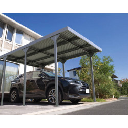 Carpot métal Haut de Gamme - 15,58m² x H. 2,33 m - Anthracite - Duramax