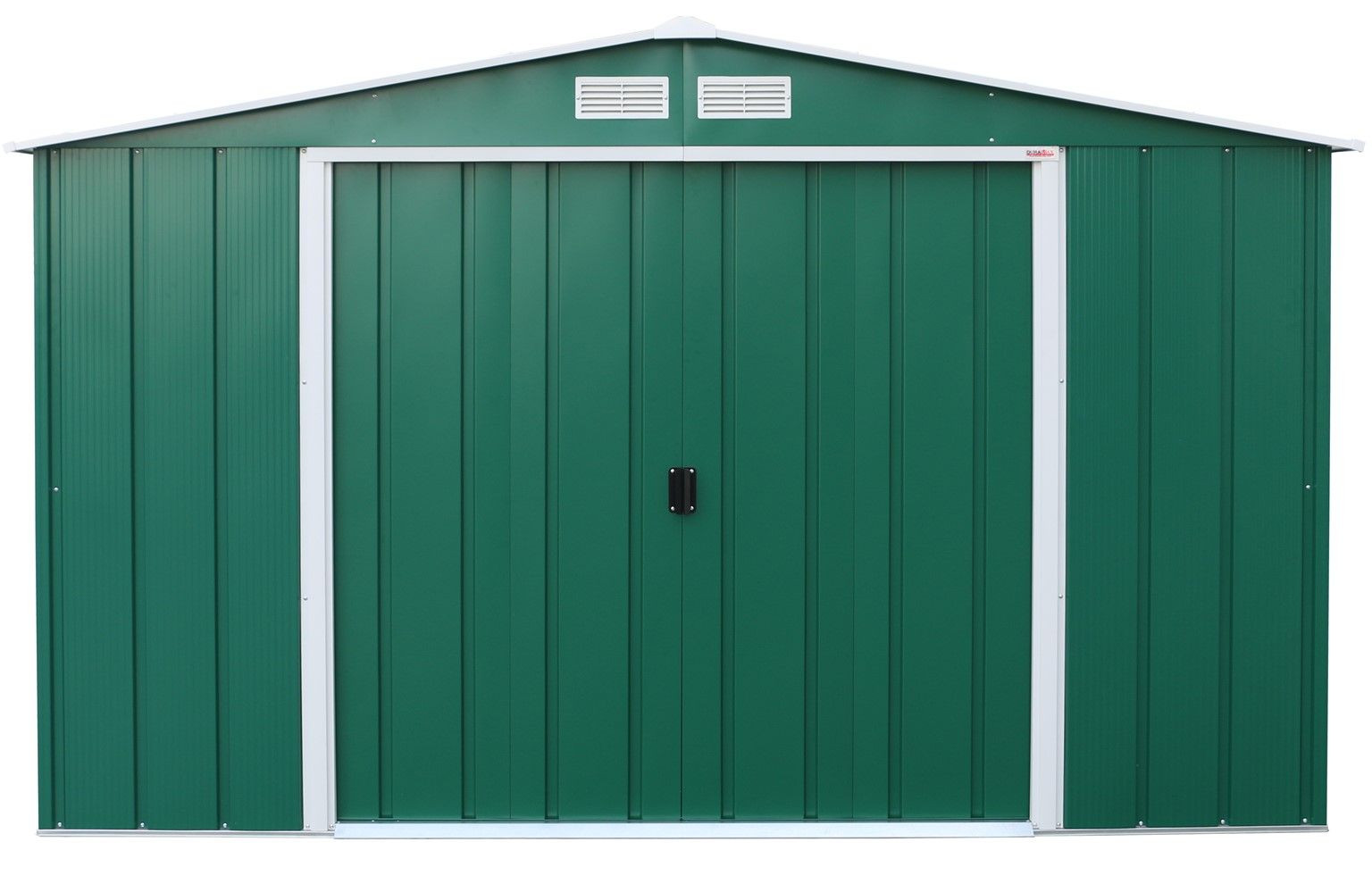Abri de jardin métal VERT PIN - 7,75m² - kit ancrage - Vert