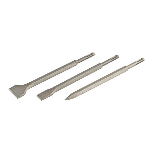 Jeu de 3 burins SDS 250mm - KWB by Einhell