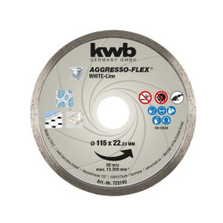Disque diamant White Line 115mm - KWB by Einhell