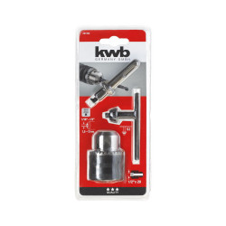 Mandrin 13mm, pour perçeuse droite et gauche, 1/2''x20 - KWB by Einhell