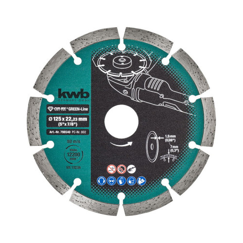 Disque diamant Green Line 125mm - KWB by Einhell