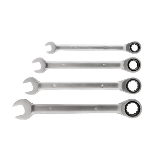 4 clés mixtes à cliquet, 10-17mm - KWB by Einhell