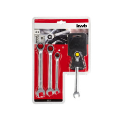 4 clés mixtes à cliquet, 10-17mm - KWB by Einhell