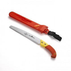 Couteau-scie avec fourreau - lame fixe de 27,5 cm de marque OUTILS WOLF, référence: J7749700