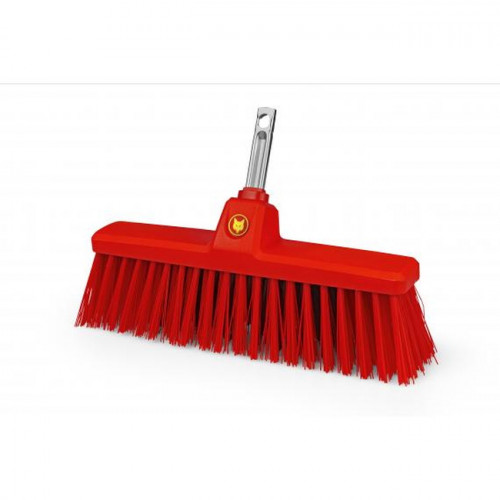 Balai terrasse 35 cm MULTI-STAR - poils évasés/biseautés - sans manche - OUTILS WOLF