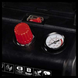 Compresseur mobile TC-AC 190/6/8 OF Set - Réservoir à air comprimé 6 litres - jusqu'à 8 bar RECONDITIONNE - EINHELL