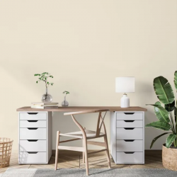 Peinture blanc casse pour mur, boiserie et radiateur O'pur satiné 2 l - RIPOLIN