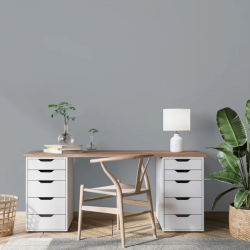 Peinture gris galet pour mur, boiserie et radiateur O'pur satiné 2 l - RIPOLIN