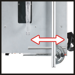 Table de sciage TE-TS 315 U - Hauteur de travail 87 cm - Extension de table rabattable RECONDITIONNE - EINHELL 