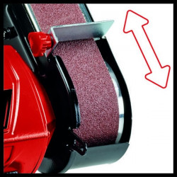 Touret de ponçage à bande et à disque TC-US 350 - ajustable - anti-vibration RECONDITIONNE - EINHELL