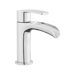 Robinet de lave-mains eau froide cascade, chromé, Cariba - Lenz