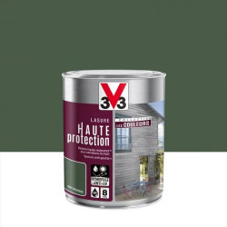 Lasure haute protection les couleurs 8 ans vert provence satiné 1 l - V33 - V33
