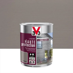 Lasure haute protection les couleurs 8 ans muscade satiné 1 l - V33 - V33