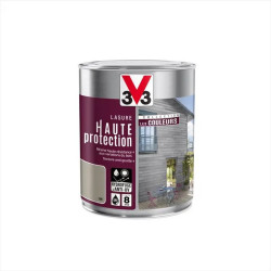 Lasure haute protection les couleurs 8 ans Lin satiné 1 l - V33 - V33