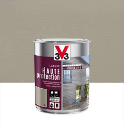 Lasure haute protection les couleurs 8 ans Lin satiné 1 l - V33 - V33