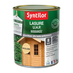 Lasure Uhp biosourcée nature protect 8 ans incolore satiné 1 l de marque SYNTILOR, référence: B7792600