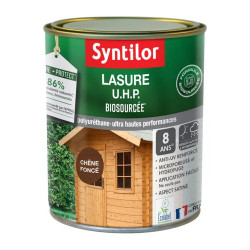 Lasure Uhp biosourcée nature protect 8 ans chêne foncé satiné 1 l de marque SYNTILOR, référence: B7792700