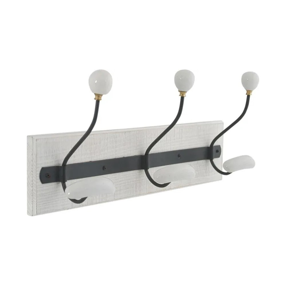 Portemanteau à visser blanc Rail | Leroy Merlin