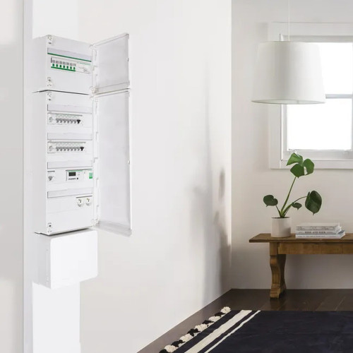 Tableau électrique nu à 1 rangée 13 modules pour Resi9 - SCHNEIDER ELECTRIC
