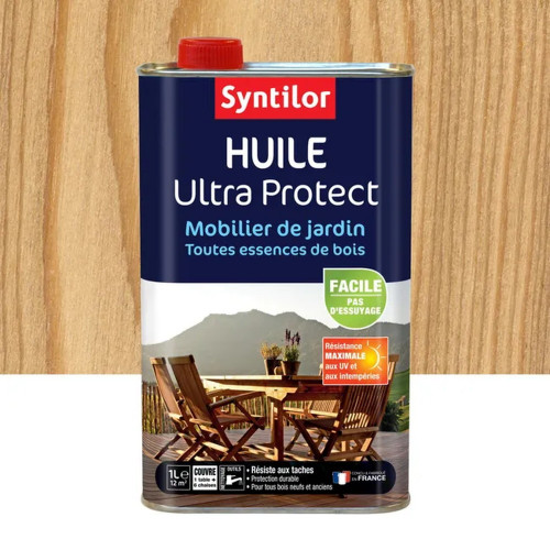 Huile naturel mat pour mobilier de jardin 1 l - SYNTILOR