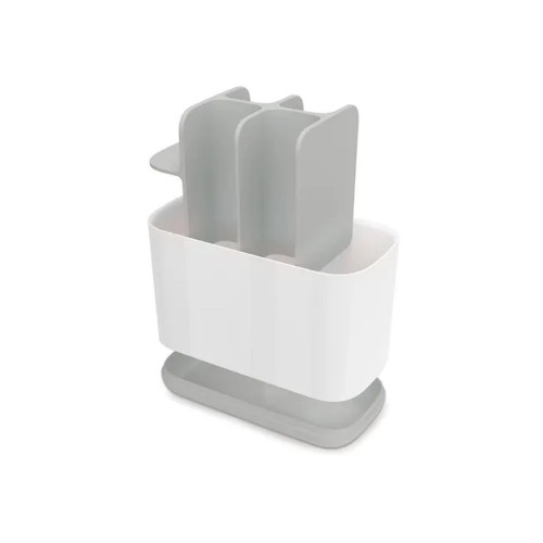 Porte-brosse à dents rectangulaire plastique Easy, blanc - Centrale Brico