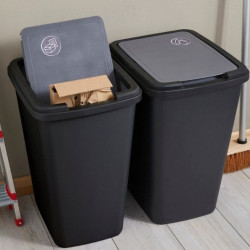 Poubelle de cuisine manuel en polypropylène Green bin 50 l - SUNDIS